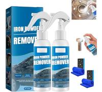 Multi-Functional Quick-Acting Rust Removal Spray, Rust Remover for Metal, Portable Rusts Remover Spray for Metal, Iron Powder Removers Sprays, Easy Application for Car Metals Surface (100ML*2pcs)