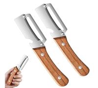 Multi-functional Vegetable Peeler for Kitchen, Stainless Steel Single Blade Peelers Tool, Non-Slip Ergonomic Handles with Bottle Opener, for Easy, Fruit & Veggie Peeling (2pc)