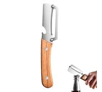 Multi-Functional Vegetable Peeler for Kitchen - Ultra Sharp Stainless Steel Blades with Non-Slip Ergonomic Handles with Bottle Opener, for Easy Potato, Fruit & Veggie Peeling (1pcs)