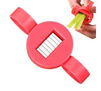 Multi Functional Vegetable Slicer - Bean Shredder Cutter | Green Bean French Fry Kitchen Gadget | For Household Veggie Prep, Dishwasher Safe