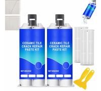 Multi-Functional Waterproof and Anti-Corrosion Repair Adhesive,Ceramic Tile Crack Repairs Paste Kit,for Repair Scratches, Chips, and Cracks in Floor Tiles, Walls, and Kitchen Countertops