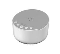 Multi-Functional Wireless Speaker, 15W Wireless Charging Pad for Cell Phones, ABS Soothing White Noise Sleep Sound Machine, Perfect for Bedroom, Home, Business Trips, Camping, Travel, 10x10x5.7cm