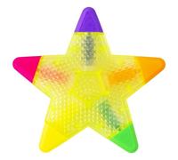 Multi Highlighter, Cute Star Pens, 5-in-1 Marker with Aesthetic Design, Writing Tool for Note Taking Journal Decoration, Stationery Supplies, Creative Pen for Drawing Schedule Planning Coloring Book