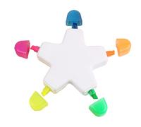 Multi Highlighter - Star Tip Brush Highlighter, Colorful Watercolor Markers, Creative Art Pens, Portable Stationery Set | Ideal for Kids, Students, Teachers, Boys, Girls, Adults, Journals, Homework