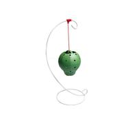 Multi Hole Flower Pot Modeling Frame, Multi Meat Hanging Bamboo Ball Pot, Ball Pot+iron Frame (with Red Rope+hook)