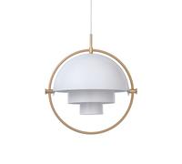 GUBI Lámpara de techo Multi-Lite latón-blanco
