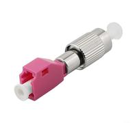 Multi Mode FC macho a LC hembra adaptador de fibra óptica conector OM3 OM4 para equipos de prueba óptica con baja pérdida de inserción y rendimiento estable (#5)