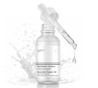 Multi-Peptide + Ha Serum, Sérum Multipeptídico con Acido Hialuronico, Serum Acido Hialuronico, Serum Antiarrugasm, Hidrata e Ilumina, Reduce Líneas Finas y Mejora Elasticidad de Piel, 30ml