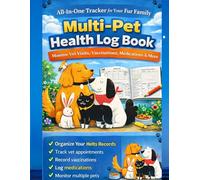 Multi-Pet Health Log Book