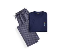 Multi Pijama de algodón con Polo Bear XL