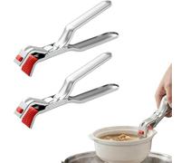 Multi-Purpose Anti-Scald Bowl Holder Clip for Kitchen, 3-In-1 Hot Plate Gripper, 2026 Multi-Angle Anti-Scald Bowl Holder Clip & Hot Plate Grabber Tool with Lock for Hot Bowl Cozy Holder (2)
