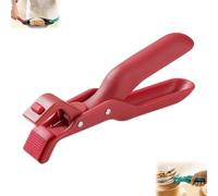 Multi-Purpose Anti-Scald Bowl Holder Clip for Kitchen,Silicone Non-Slip Heat Insulation Anti-Scald Clip,Bowl clip, Anti-Scalding Hot Plate Tongs Bowl Clips (Red)