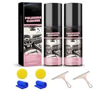 Multi-purpose Car Polish Cleaner, InteriorDetailer, Polishing CleanerCar Interior Cleaner, For CarInterior Detailing & Plastic & Rubber (2pcs)