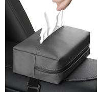Multi Purpose Car Tissue Holder - Sturdy Tissue Box Cover | Paper Towel Dispenser with Material Leather, Wipes Case Box with Easy Installation, Paper Towel Holder, Tissues Dispensers for Cars