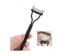 Multi-Purpose Eyelash and Eyebrow Brush with Comb Cover for Defining and Separating Lashes