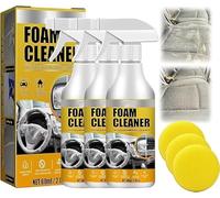 Multi-Purpose Foam Cleaner, All Around Master Foam Cleaner, Car seat Stain Remover,Car Interior Foam Refinisher Cleaner,Interior Car Cleaner, 2024New Upholstery Foam Cleaner For Car (3 Pcs)