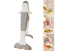 Multi-Purpose Heatproof Dish Gripping Clamps, 2-in-1 Multi-Purpose Anti-Scalding Hot Bowl Dish Plate Gripper Clips, Air Fryer Microwave Heat Protection Grabber Tool, Non-slip Clip (Gray)