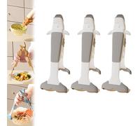 Multi-purpose Heatproof Dish Gripping Clamps, 2-in-1 Multi-Purpose Anti-Scalding Hot Bowl Dish Plate Gripper Clips, Air Fryer Microwave Cooking Gadgets Heat Protection (3pcs C)