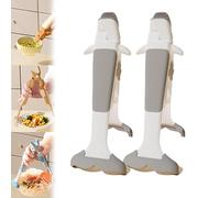 Multi-purpose Heatproof Dish Gripping Clamps, 2-in-1 Multi-Purpose Anti-Scalding Hot Bowl Dish Plate Gripper Clips, Air Fryer Microwave Cooking Gadgets Heat Protection (2pcs D)