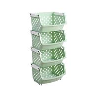 Multi-Purpose Kitchen Trolley Cart with Casters - Rolling Storage nizer for Kitchen Bathroom Office & Laundry - Mobile Utility Service Cart for Easy Mobility