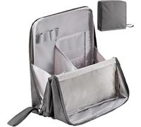 Multi-Purpose Large Capacity Oxford Cloth Standing Makeup Bag, Standing Makeup Bag with Compartments for Travel(#F)