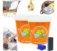 Multi-purpose Oil Cleaning Paste, Coconut Oil Cleaning & Polishing Paste, Stainless Steel Cookware Cleaner, 3 In 1 Stainless Steel Coconut Oil Cleaning Paste, for Oven, Pot and Stove (2, pcs)