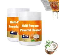 Multi Purpose Powerful Cleaner, 3-In-1 Multi-Purpose Powerful Cleaner with Coconut Oil, Heavy Duty Stain Remover for Kitchen,Oven, Microwave, Stove Top