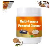 Multi-Purpose Powerful Cleaner for Kitchen, 3 In 1 Coconut Oil Cleaning Paste, Heavy Kitchen Duty Degreaser, Oven & Stove Top, Kitchens Duty Degreaser for Faucets, Tiles, Kitchens, Oven (1Pcs)