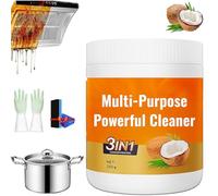 Multi-purpose Powerful Cleaner for Kitchen, Coconut Oil Cleaning Paste, Heavy Kitchen Duty Degreaser, All-Purpose Cleaner Removes Stains on Microwave Stove Top (1pc)