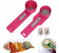 Multi Purpose Scoop with Built in Funnel, Powderpal Mess-Free Powder Scoop, Collagen Formula Coffee Scoops, Easy Dispensing of Various Powders,Fits Narrow-Mouth Bottles