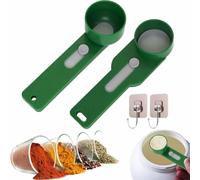 Multi Purpose Scoop with Built in Funnel, Powderpal Mess-Free Powder Scoop, Collagen Formula Coffee Scoops, Easy Dispensing of Various Powders,Fits Narrow-Mouth Bottles