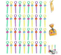 Multi Purpose Sealer, Explainout Multi-purpose Sealer, Multipurpose Elastic Cord Organizer for Sealing Food Bags, Sealing Food Bag & Organizing Wires, Reusable Zip Tie (40 Pcs(Random color))