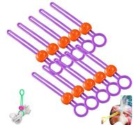Multi Purpose Sealer, Multifunctional Bag Sealers, Reusable Multipurpose Zip Cable Ties, for Sealing Food & Organizing Wires (Purple,10pcs)