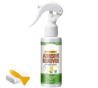 Multi-Purpose Strong Adhesive Remover Spray,Sticker Remover Spray with Plastic Scraper Tool,Fast-Acting Cleaner for Labels,Decals,Tape,Residue and Stubborn Stains (1Pcs)