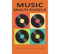 Multi Puzzle Book For Adults: Multi puzzle book with Crossword, Wordsearch & Sudoku (60 Puzzles) 6x9 Inch, 120 pages