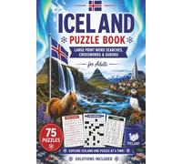 Multi Puzzle Book Iceland: 75 Large Print Puzzles about Iceland