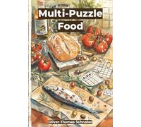 Multi-Puzzle Food: A Tasty Mix of Sudoku, Word Search & Crosswords - Answer Key Included