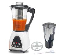 MULTI ROBOT Sopera Eléctrica - 6 Programas, Función 2 en 1: Batidora Vaso y Máquina Hacer Sopas y cremas, Mantiene Calor, hierve, bate, mezcla, tritura, 1,7L (Soup Maker + Accesories)