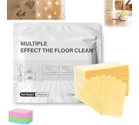 Multi-surface Floor Cleaning Tablets, 100 Piece Floor Cleaning Tablets Multi- Surface Cleaner,Dissolvable Pre-Measured Deep Cleaning Cleaning Solution, for Hardwood, Tile, Laminate & More (Yellow, 1)