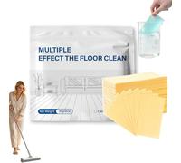 Multi-surface Floor Cleaning Tablets,multiple Effect The Floor Clean,floors Cleaning Tablets Multi-surface Cleaner,for Hardwood,Tile,Laminate,Vinyl Floors,Tile Walls Bathrooms (yellow,30pc (1 box))