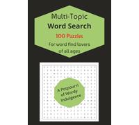 Multi-Topic Word Search for Anyone Who Loves Word Find Puzzles