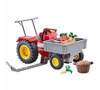 Multi Tractor Rojo Playmobil 9831 Zu Granja Trabajo Original Lámina Nuevo - Raro