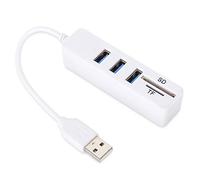 Multi USB Hub, Portable High Speed Spliter Adapter Ports Multifunctional SD TF Card Reader, for MICRO SD/TFlash SD/SDHC/SDXC Reader