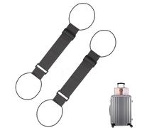 Multi Use Strong Adjustable Luggage Connector Straps, Elastic Fastening Belt for Luggage, Travel Secure Stacking Luggages Belt with Buckles, for Stacking Bags (#B)