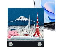 Multi uses: This 3D desk calendar showcases a stunning desktop landscape crafted as a 3D sculpture, offering both functionality and aesthetic appeal while complementing plants to elevate any setting i