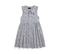 Multi Vestido camisero de algodón flameado 6 YRS