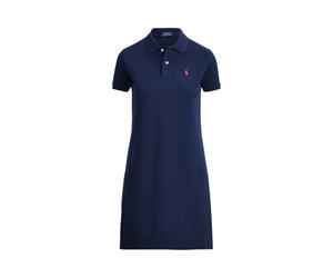Multi Vestido tipo polo de piqué de algodón XS