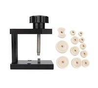 Multi-Wits Herramienta de prensado profesional para la parte trasera de relojes en espiral, máquina de prensado para relojes para reparaciones, alta precisión con 12 accesorios, prensa manual