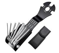 Multi Wrench - Compacto Fixer for Precision Adjustments | Eleven Function Alloy Implement with Mini Driver Bits & Metric Spanner Options for Watches, Eyewear, Laptop Gadgets