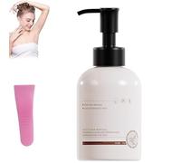 Multi-zonas suaves depilatorias, depilatoria, depilatoria y depilación facial para la piel sensible, crema de depilación con aplicador de espátula, ingredientes naturales, fórmula suave (1pc)